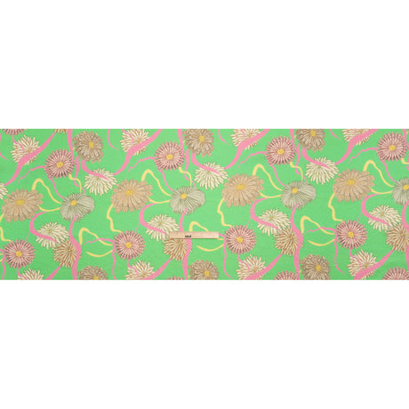 Mood Exclusive Green Goodness Gardens Stretch Polyester Seersucker