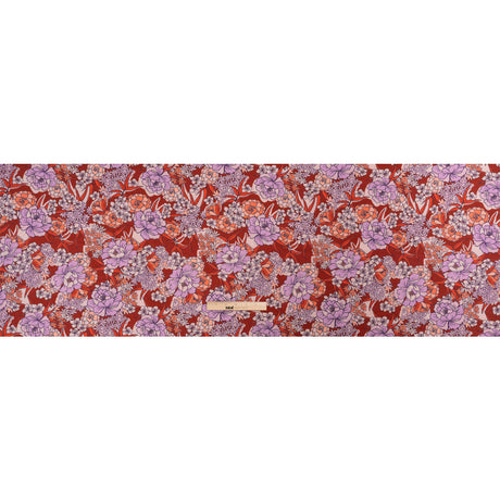 Mood Exclusive Cherry Blossom Lessons Stretch Polyester Seersucker