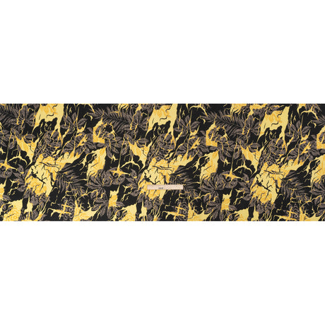 Linen and Rayon Woven Print - Black and Yellow Floral - Mood Exclusive Fossilized Memories