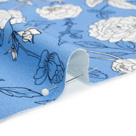 Mood Exclusive Nothin' But Blue Skies Stretch Brushed Cotton Twill
