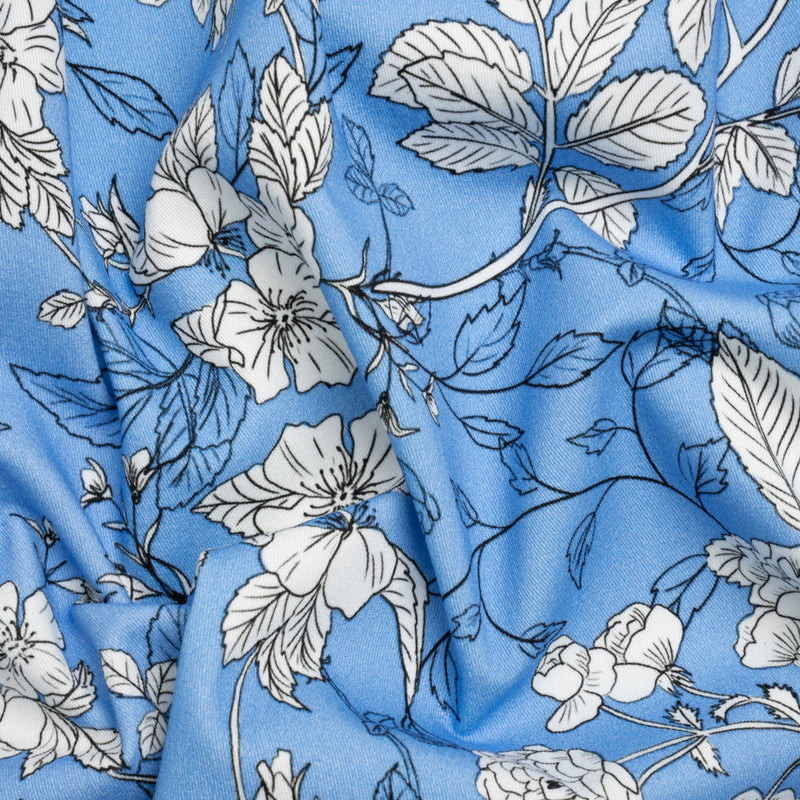 Mood Exclusive Nothin' But Blue Skies Stretch Brushed Cotton Twill
