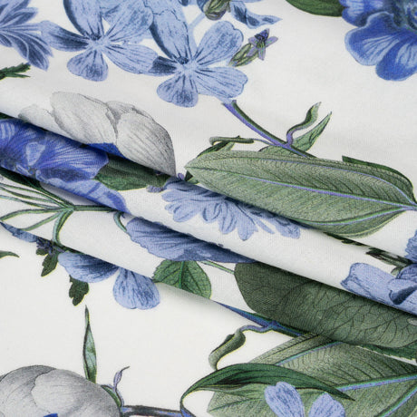 Mood Exclusive Indigo Gathering Sustainable Viscose and Linen Woven