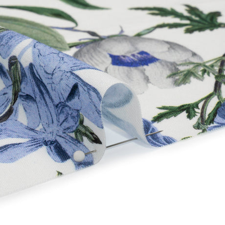 Mood Exclusive Indigo Gathering Sustainable Viscose and Linen Woven