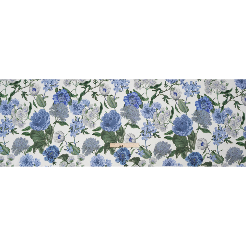 Mood Exclusive Indigo Gathering Sustainable Viscose and Linen Woven