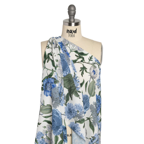 Mood Exclusive Indigo Gathering Sustainable Viscose and Linen Woven