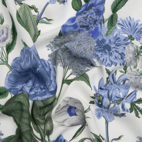 Mood Exclusive Indigo Gathering Sustainable Viscose and Linen Woven