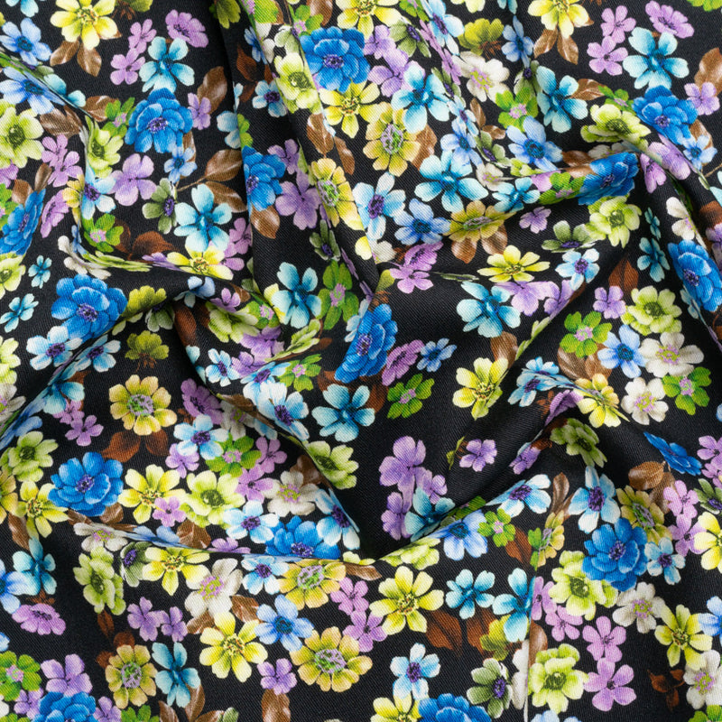 Mood Exclusive Electric Elegance Stretch Brushed Cotton Twill