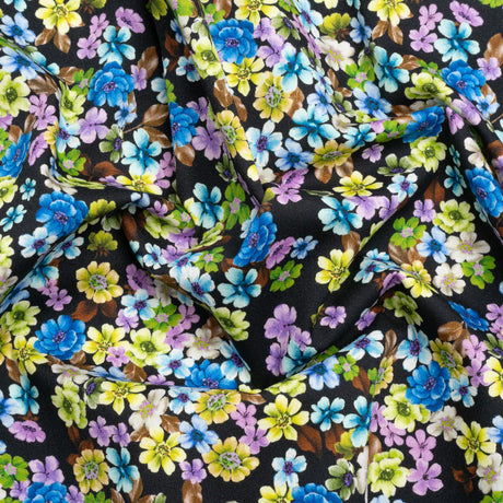 Mood Exclusive Electric Elegance Stretch Brushed Cotton Twill