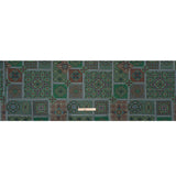 Mood Exclusive Green Basilica Bella Metallic Dotted Crinkled Viscose Crepe