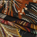 Mood Exclusive To the Tropics Metallic Dotted Crinkled Viscose Crepe