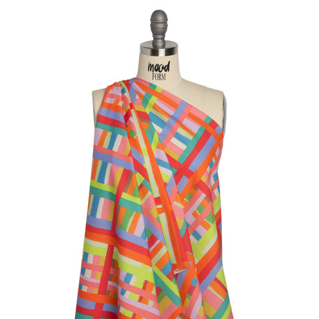 Mood Exclusive Color Factory Stretch Cotton Poplin