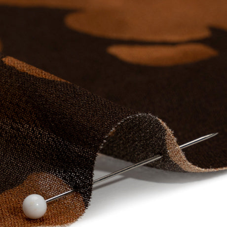 Mood Exclusive Brown Clouded Kingdom Viscose Georgette