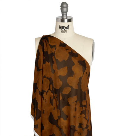 Mood Exclusive Brown Clouded Kingdom Viscose Georgette