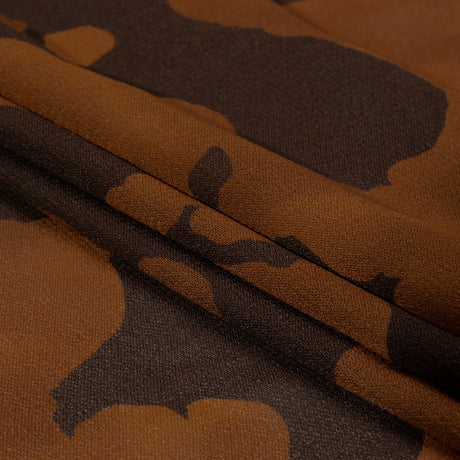 Mood Exclusive Brown Clouded Kingdom Viscose Georgette
