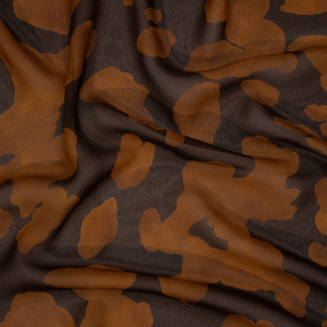Mood Exclusive Brown Clouded Kingdom Viscose Georgette