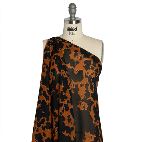 Mood Exclusive Brown Back to Zanzibar Viscose Georgette