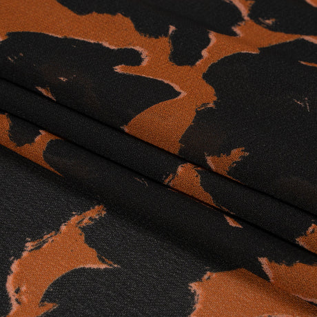 Mood Exclusive Brown Back to Zanzibar Viscose Georgette