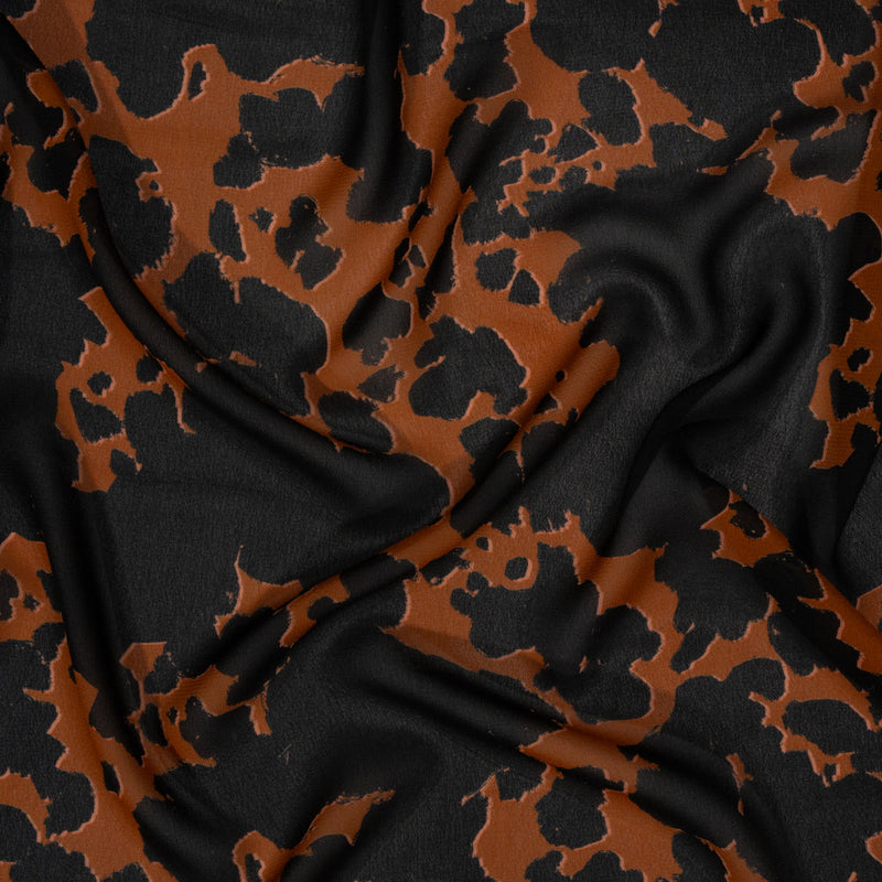 Mood Exclusive Brown Back to Zanzibar Viscose Georgette