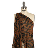 Mood Exclusive Brown Monarch Madness Viscose Georgette