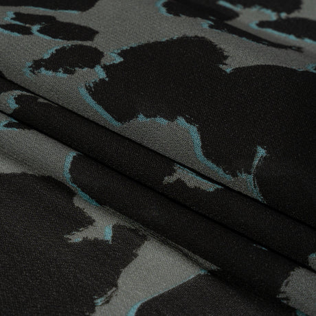 Mood Exclusive Gray Back to Zanzibar Viscose Georgette