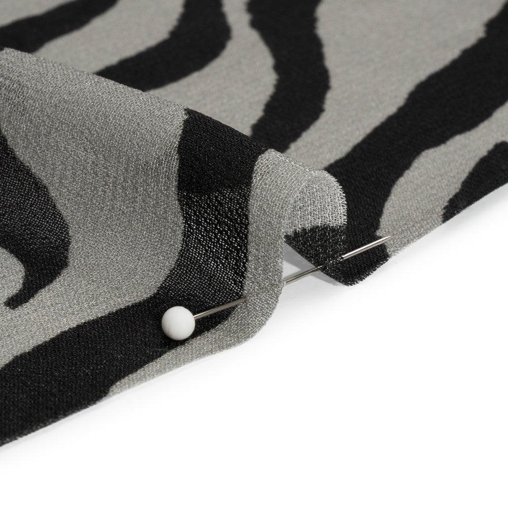Mood Exclusive Black Nightfall in Namibia Viscose Georgette