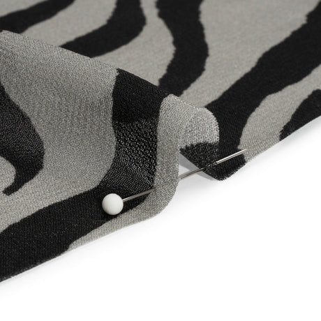 Mood Exclusive Black Nightfall in Namibia Viscose Georgette
