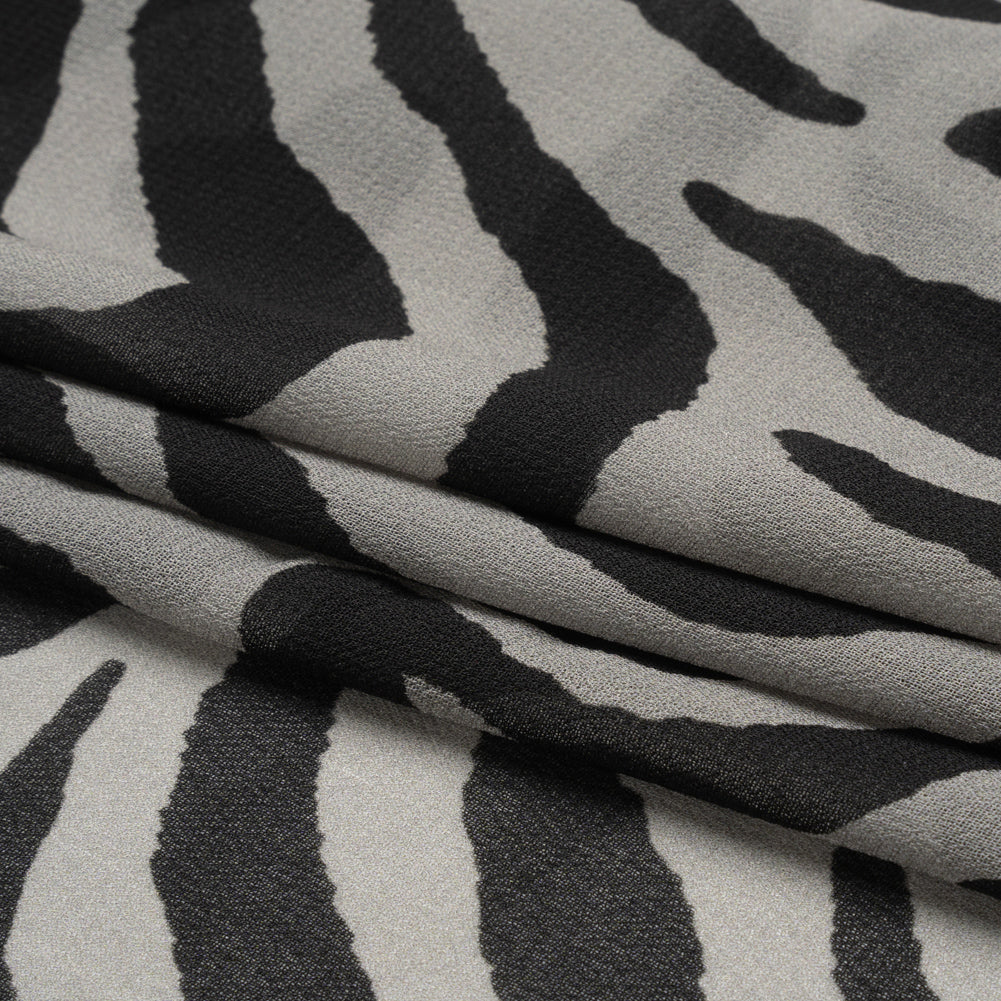 Mood Exclusive Black Nightfall in Namibia Viscose Georgette