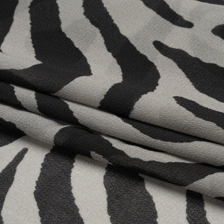 Mood Exclusive Black Nightfall in Namibia Viscose Georgette