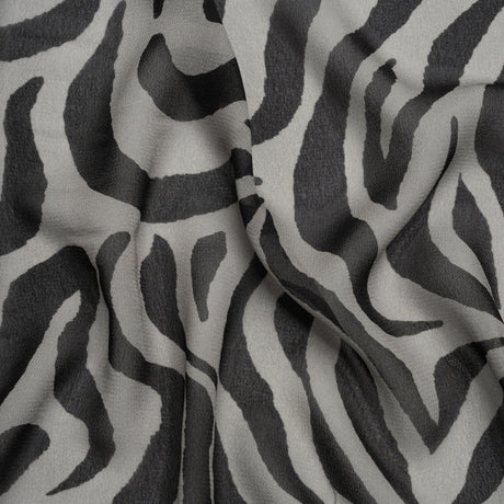 Mood Exclusive Black Nightfall in Namibia Viscose Georgette