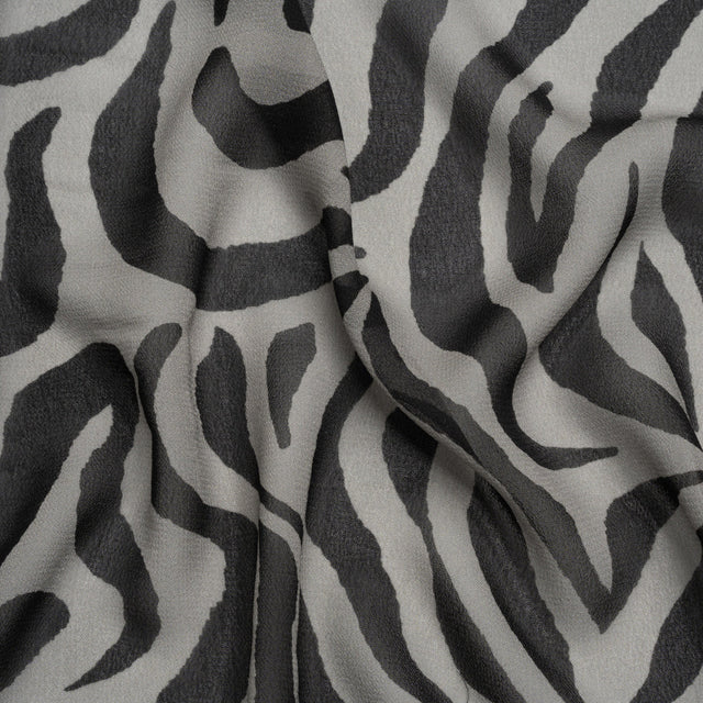 Mood Exclusive Black Nightfall in Namibia Viscose Georgette