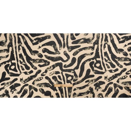 Mood Exclusive Black Mozambique Maze Viscose Georgette