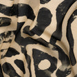 Mood Exclusive Black Mozambique Maze Viscose Georgette