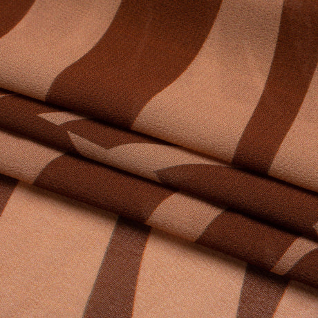Mood Exclusive Monstera in Mauve Viscose Georgette