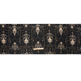 Sustainable Viscose Crepe Print - Black and Cream Flower Vases - Mood Exclusive Persephone's Treasures