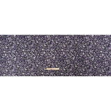 Sustainable Viscose Woven Print - Purple and Black Floral - Mood Exclusive Wicked Wildflowers