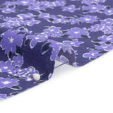 Sustainable Viscose Woven Print - Purple Floral - Mood Exclusive Fields at Moher