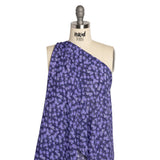 Sustainable Viscose Woven Print - Purple Floral - Mood Exclusive Fields at Moher