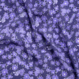 Sustainable Viscose Woven Print - Purple Floral - Mood Exclusive Fields at Moher