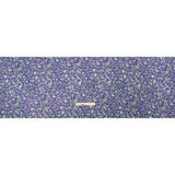 Sustainable Viscose Woven Print - Green and Purple Floral - Mood Exclusive Wicked Wildflowers
