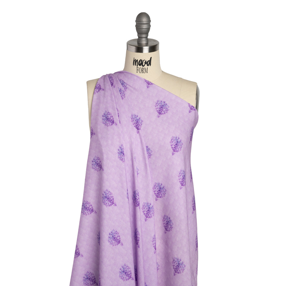 Mood Exclusive Lavender Topiary Lane Viscose Crepe