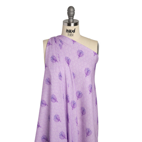 Mood Exclusive Lavender Topiary Lane Viscose Crepe