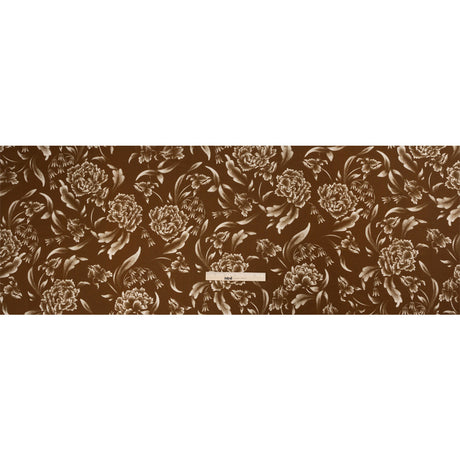 Mood Exclusive Brown Lyme Park Viscose Crepe