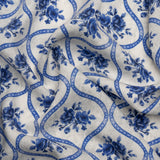 Mood Exclusive Blue Remembering Rosie Viscose Crepe