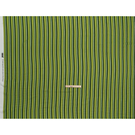 Mood Exclusive Green Seeing Stripes Viscose Crepe
