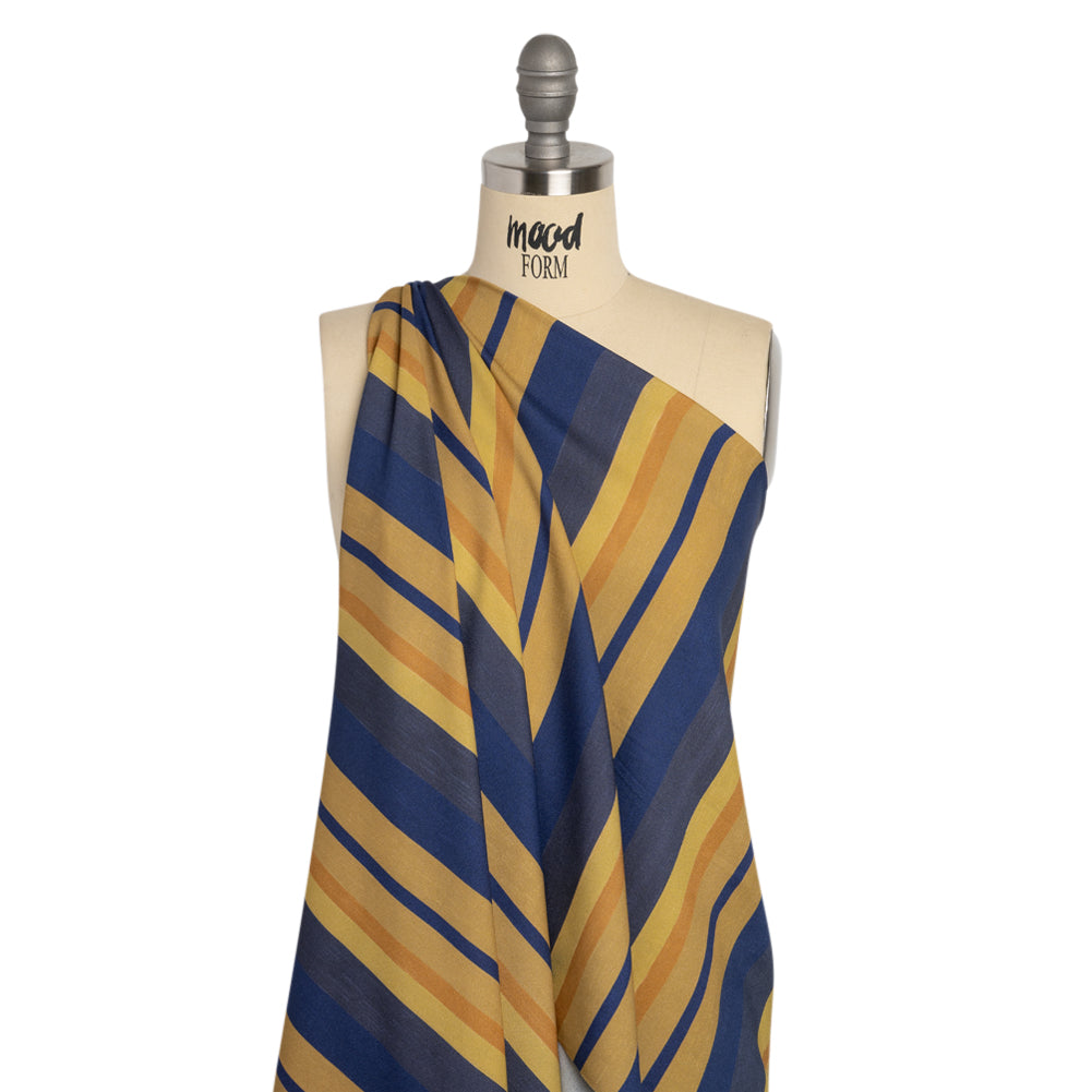 Mood Exclusive Salt Spray Stripes Viscose Crepe
