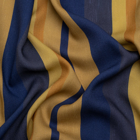 Mood Exclusive Salt Spray Stripes Viscose Crepe
