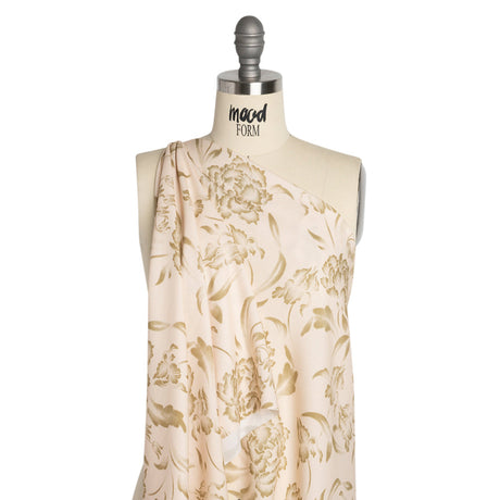 Mood Exclusive Beige Lyme Park Viscose Crepe
