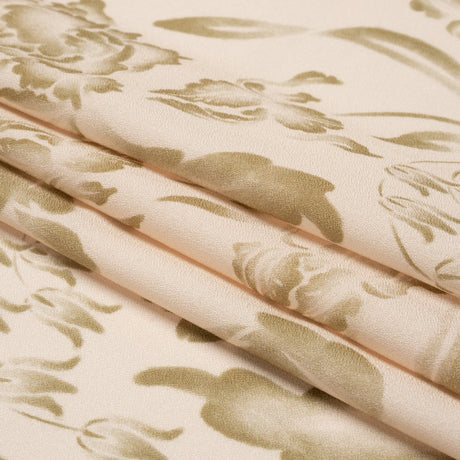 Mood Exclusive Beige Lyme Park Viscose Crepe
