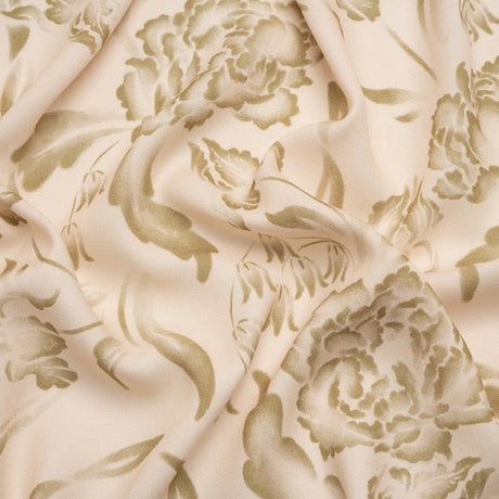 Mood Exclusive Beige Lyme Park Viscose Crepe