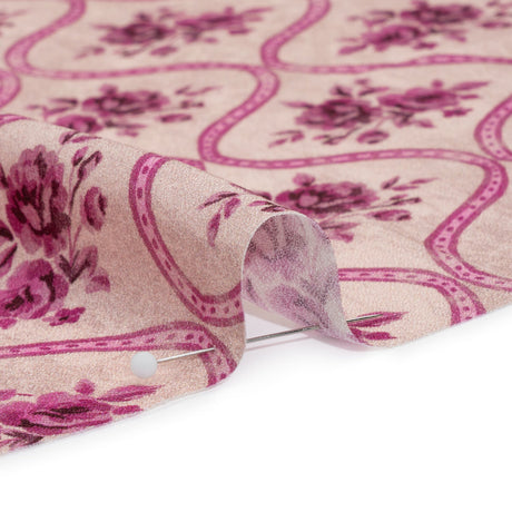 Mood Exclusive Pink Remembering Rosie Viscose Crepe